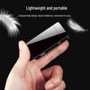 Men's Double Arc Windproof Lighter with Power Display and USB Charging