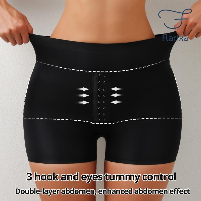 Flarixa Butt Lifter Padding For Women Tummy Control Shapewear Body Shaper Women Boxer Seamless Underwear Pad Padded Boxer Shorts Butt Enhancer