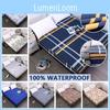 Soft Polyester Floral Waterproof Mattress Protective Cover For Safe Sleep 30cm Depth