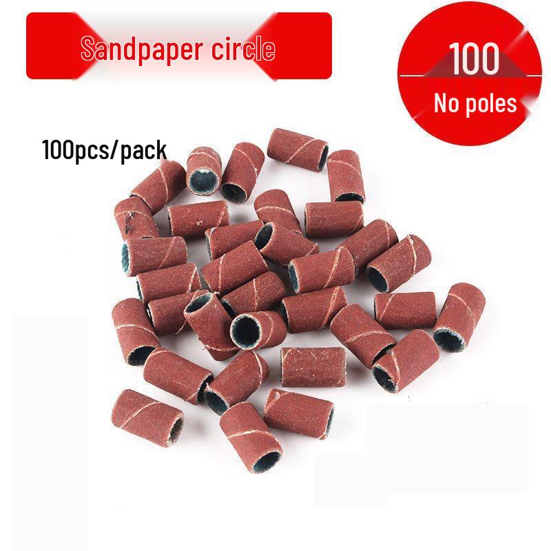 Sandpaper Ring Cloth Grinding Head for Woodworking and Carving Polishing