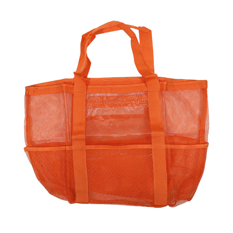 Genți de Plajă pentru Femei Călătorii de Vară Geantă Tote din Plasă cu Buzunar Interior Mare Geantă de Umăr Împletită Rezistentă la Nisip