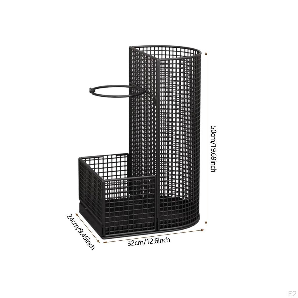 Draining Can Umbrella Stand for Entrance Area Organization