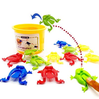 5 stk/sett Jumping Frog Sprett Fidget Leker For Barn Nyhet Assortert Stress Reliever Leker For Barn Bursdag baby Gavefest