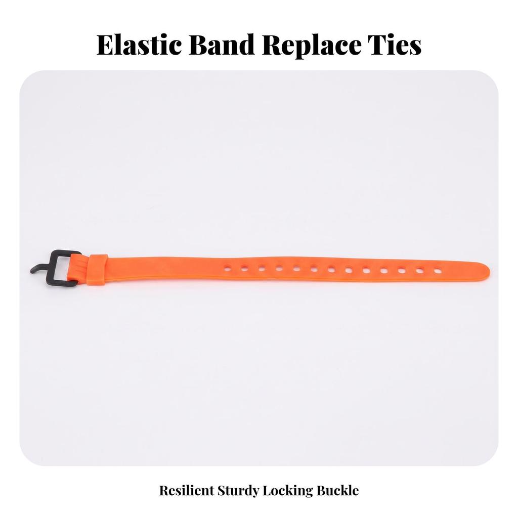 Rubber Strap with Buckle Compact Utility Tension Straps Easy To Use for Cyclists