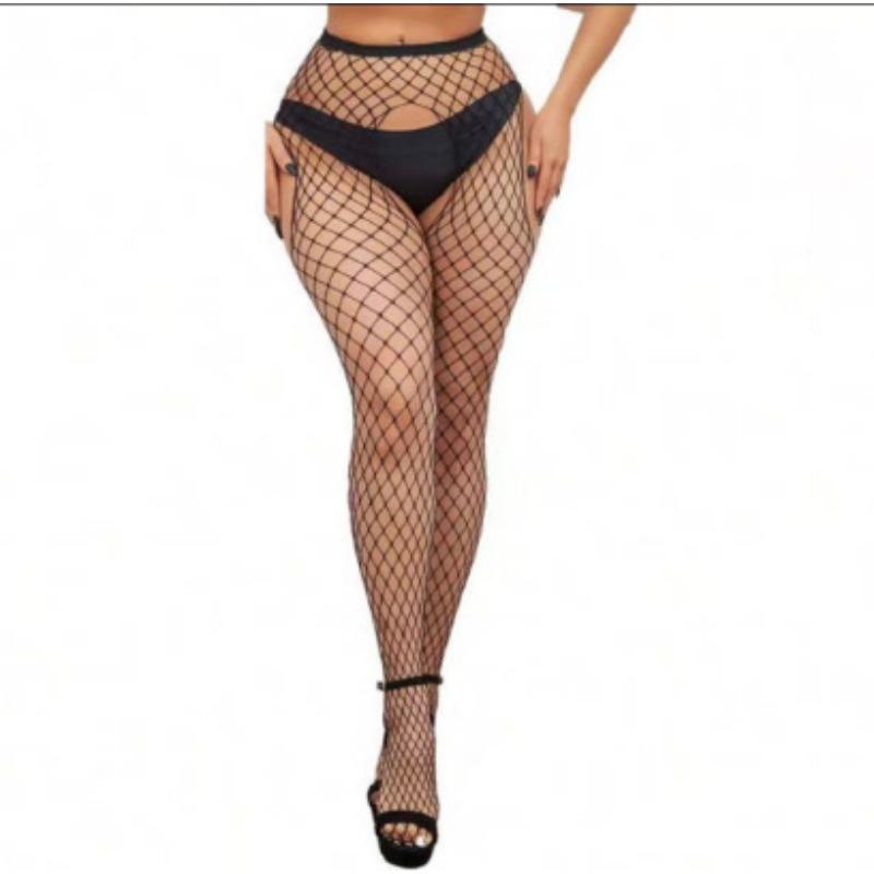 Sexy Black Hollow Out Fishnet Tights Pantyhose For Unisex