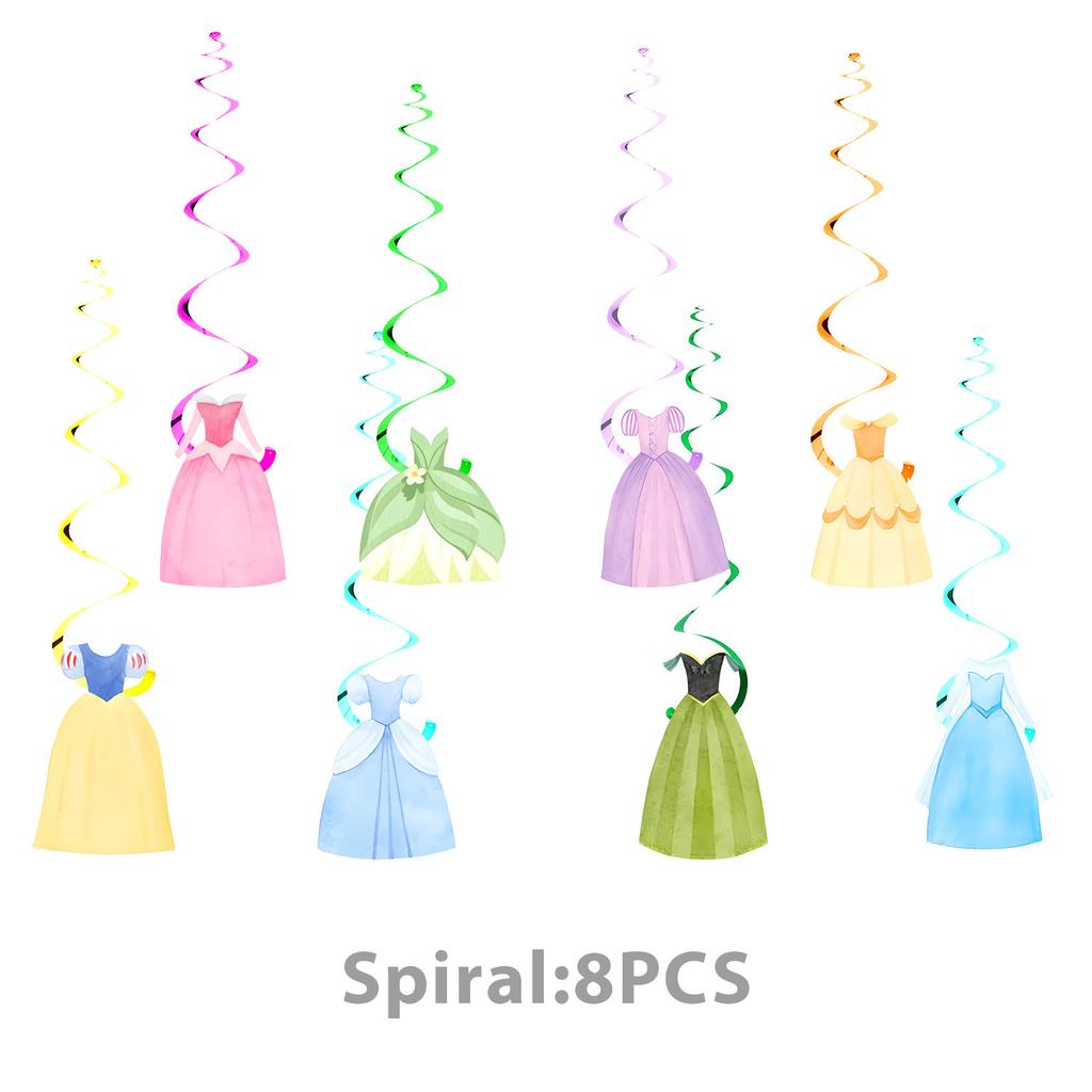 Princess Dress Theme Party Supplies Birthday Decoration Princess Party Decoration Party Arrangement Tableware