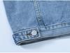 Retro Blue Denim Jacket for Women - Loose Korean Style, Plus Size, Spring/Autumn Trend