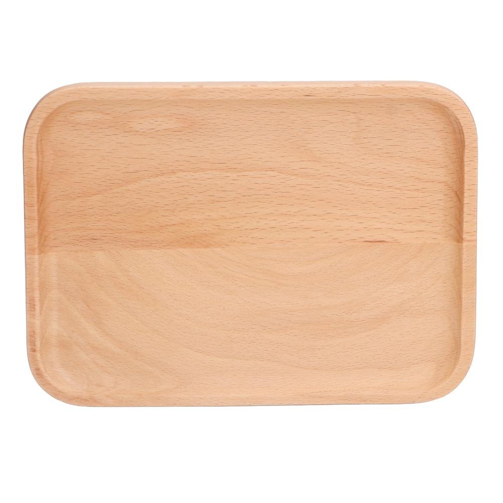 Flat Smooth Serving Tray Regular Rectangular Storage Tray Household Drink Tray Fruit SnackLayout