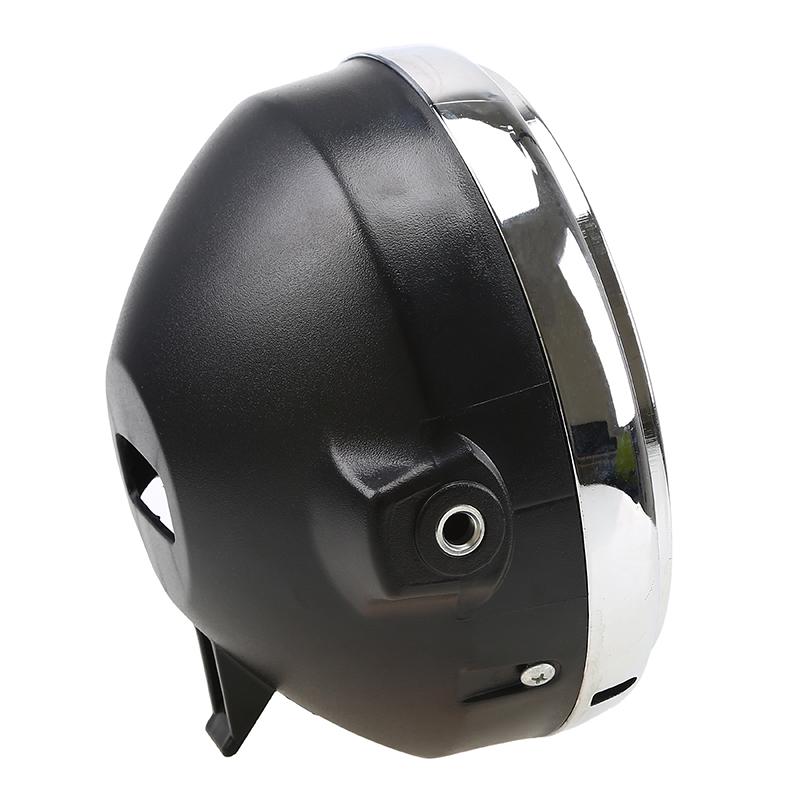 Universal Motorcycle Headlight Head Lamp Bobber Front Light Amber for HONDA Suzuki CB400 CB500 CB1300 Hornet 250 600 900