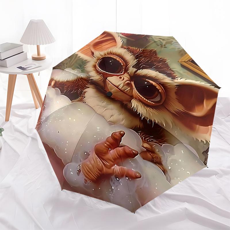 

Gizmo Automatic Opening and Closing Umbrella with 3 Fold Design, Iron Frame for Outdoor Use Perfect Gift for Fans, Travelers, and Daily Use!