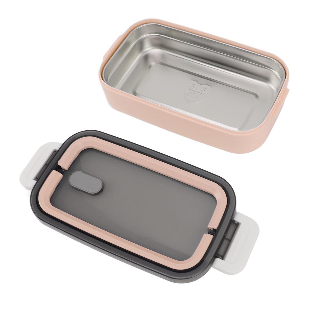Lunch Food Container 304 Stainless Steel Insulated Leakproof Bento Box for Students School Office