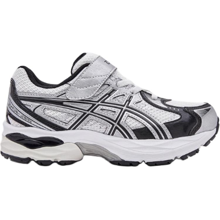 Asics Gel-Sonic Comfortable Shock Absorbing Breathable Low Top Kids Running Shoes Kids Running Shoes Black White 1014A369-103