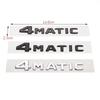 3D ABS Car Rear Trunk 4MATIC Logo Letters Emblem Badge Stickers For Mercedes Benz W246 W204 W205 W212 W213 R350 GLA GLC GLK W447