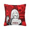 Anime Chainsaw Man Pillow Case Cushion Covers Customized Polyester Decor Pillowcover for Seat 45x45cm