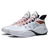 Li Ning Storm 2023 Comfortable Slip Resistant Abrasion Resistant Low Top Basketball Shoes Men's White ABFT021-2