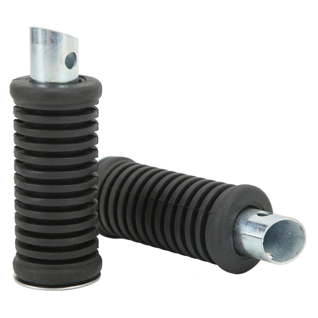 2pcs Footpegs Rubber Aluminum Alloy Foot Pedal Replacement for Baja MB165 MB200 Mini Bikes