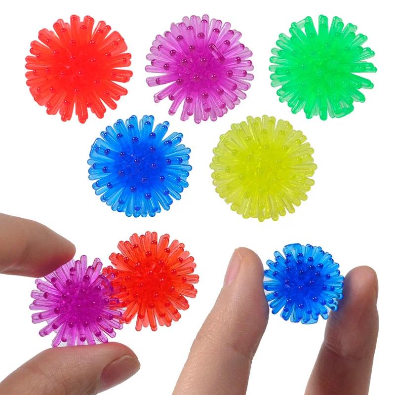 10/20pcs Pet Cat Cute and Funny Cat Toy Bouncy Ball Toy Ball Creative Colorful Interactive Cat Soft Tip Chew Toy Cat Accessories