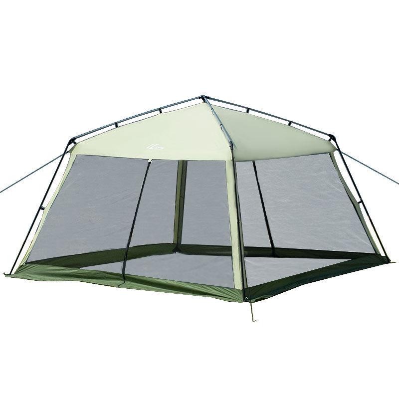 Outdoor Camping Pergola: Sunshade, Rainproof, Windproof, Mosquito-Proof Tent for Picnics, BBQs, and Holidays.