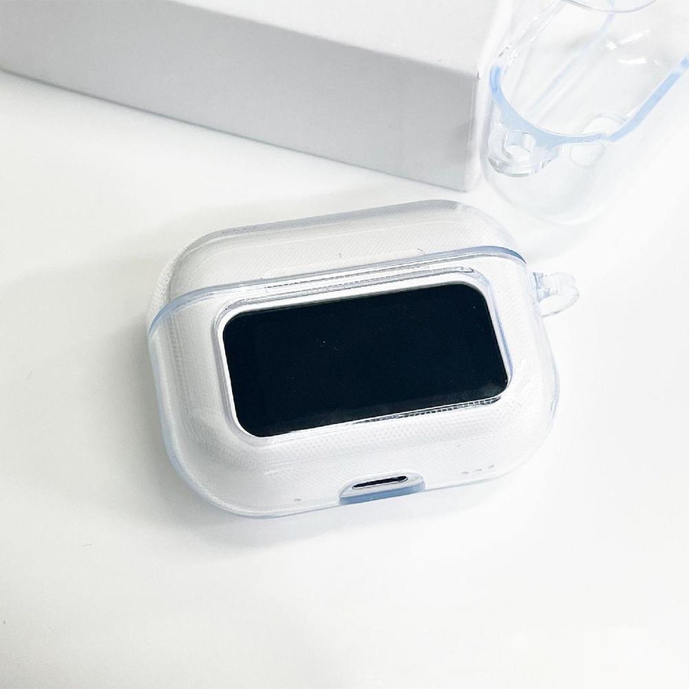 Transparent Silicone Cover For A9PRO Headphones Protective Case Anti-fall Shockproof Dustproof Wireless Bluetooth Earphones Case