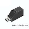 Xiaomi USB 3.0/2.0 HUB Adapter Extender Mini Splitter Box 1 To 3 Ports High Speed USB 2.0 For PC Laptop U Disk Card Reader