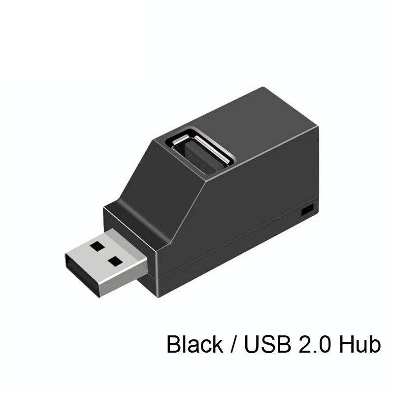 Xiaomi USB 3.0/2.0 HUB Adapter Extender Mini Splitter Box 1 To 3 Ports High Speed USB 2.0 For PC Laptop U Disk Card Reader