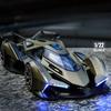 1:22 V12 Gt Super Car Modell Sound Und Licht Pullback Spielzeug Fahrzeuge Diecast Kind Junge Geschenk Metall Auto Miniatur