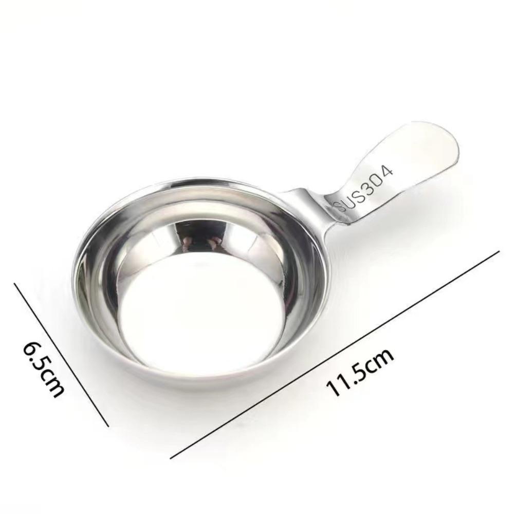 

Багатоцільова корейська ложка для соусу Тарілка для соусу великої місткості Міцна страва для занурювання Столовий посуд для барбекю срібний