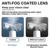 1pc Safety Transparent Glasses Anti Fog Goggles Vented Sides Shields PC Frame Spectacles for Riding Lab Labor Protection