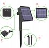 Lampki Choinkowe Solarne Druciki Girlanda Multikolor 200Led 20M ! No Pilot