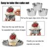 50 Pieces Aluminum Foil Baking Molds, Cupcake Boxes, Mini Cupcake Mold