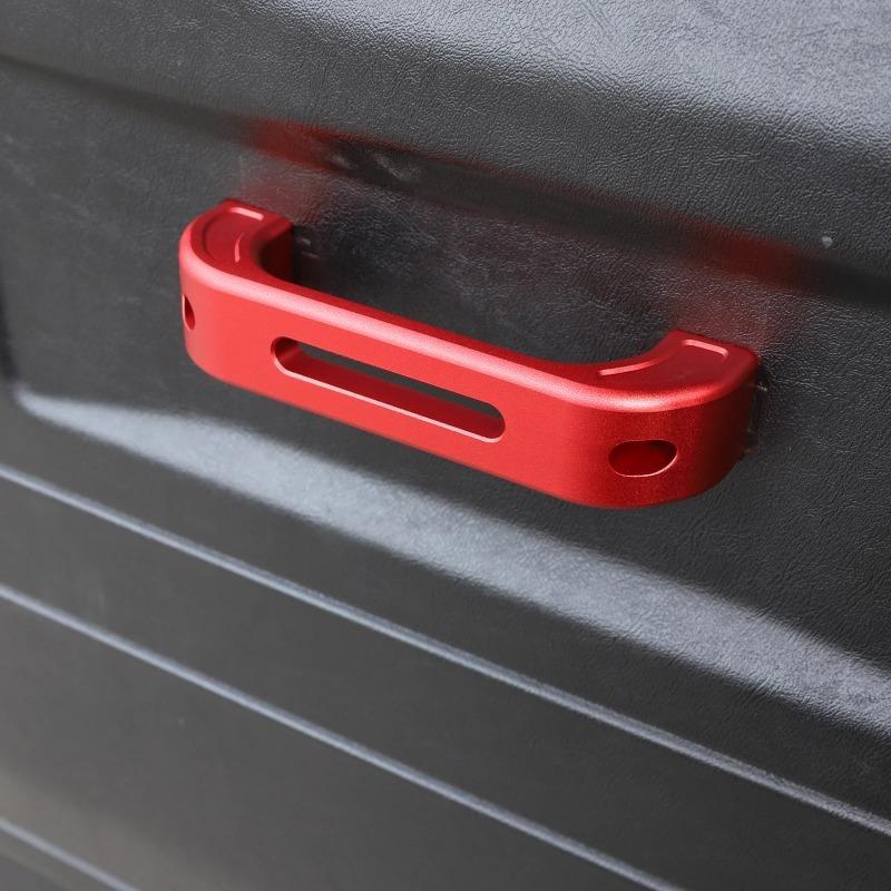 For Land Rover Defender 90 110 130 2014-2018 Aluminum Alloy Black Car Door Handle Trim Interior Car Accessories