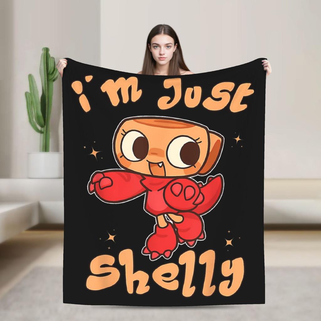 Pebble Dandys World Hra Deka Fleece Zima Přenosná Lehká Přehozová Deka na Lůžkoviny Cestování Plyšová Tenká Prošívaná Deka