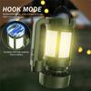 A74E-Outdoor Camping Solar LED Lantern With Integrated Cooling Fan And Portable Flashlight - Hiking Gear