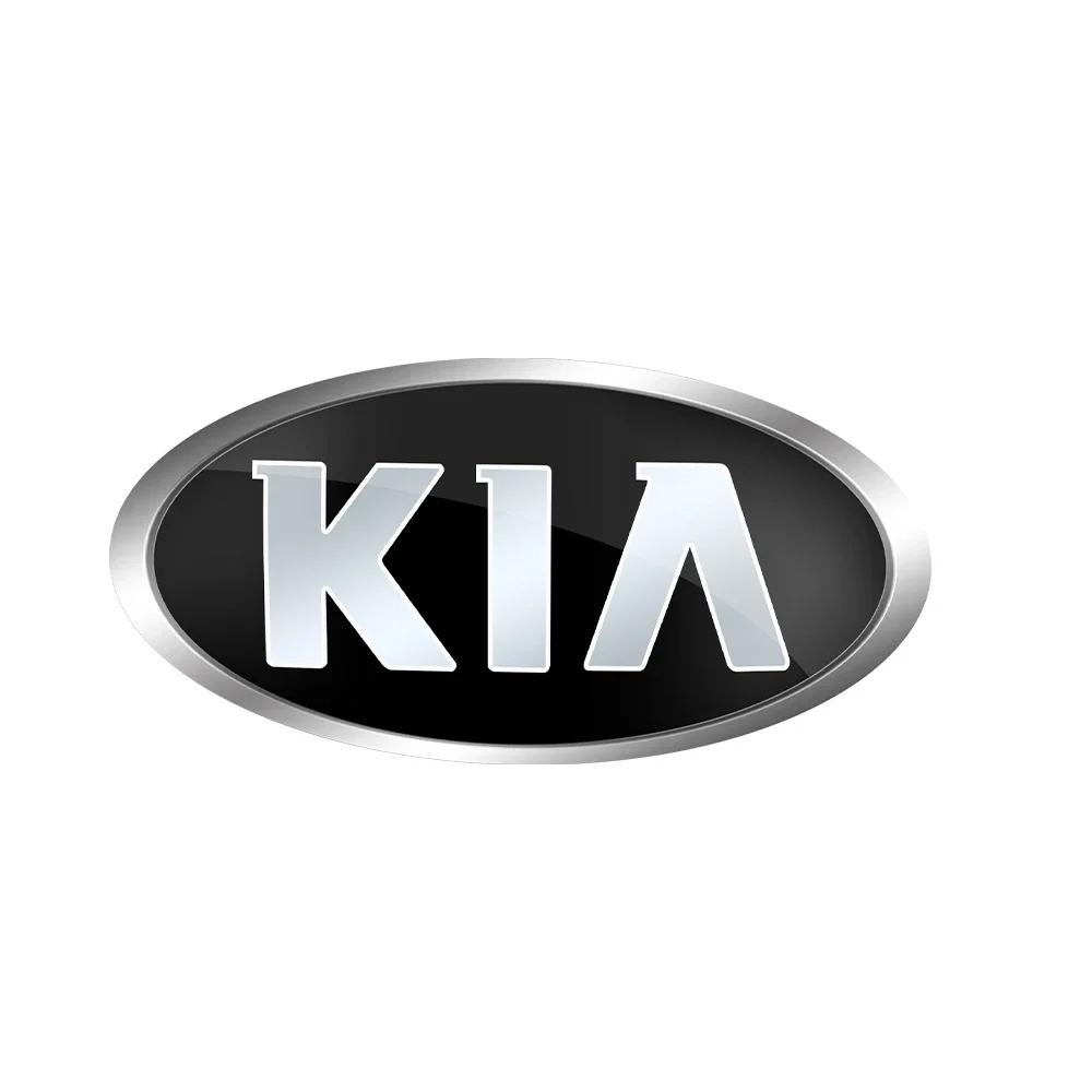 ABS Badge Logo Voiture Emblème Capot Avant Autocollants Décoratifs Coffre Arrière Pour Kia Sportage Rio K2 Ceed Carnival Picanto Soul EV6 Niro