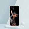 Doberman Dog Case for iPhone 16 15 14 13 12 Pro Max Cover Transparent Soft for iPhone 11 Pro Max 7 8 Plus XS XR Shell Capas Bags