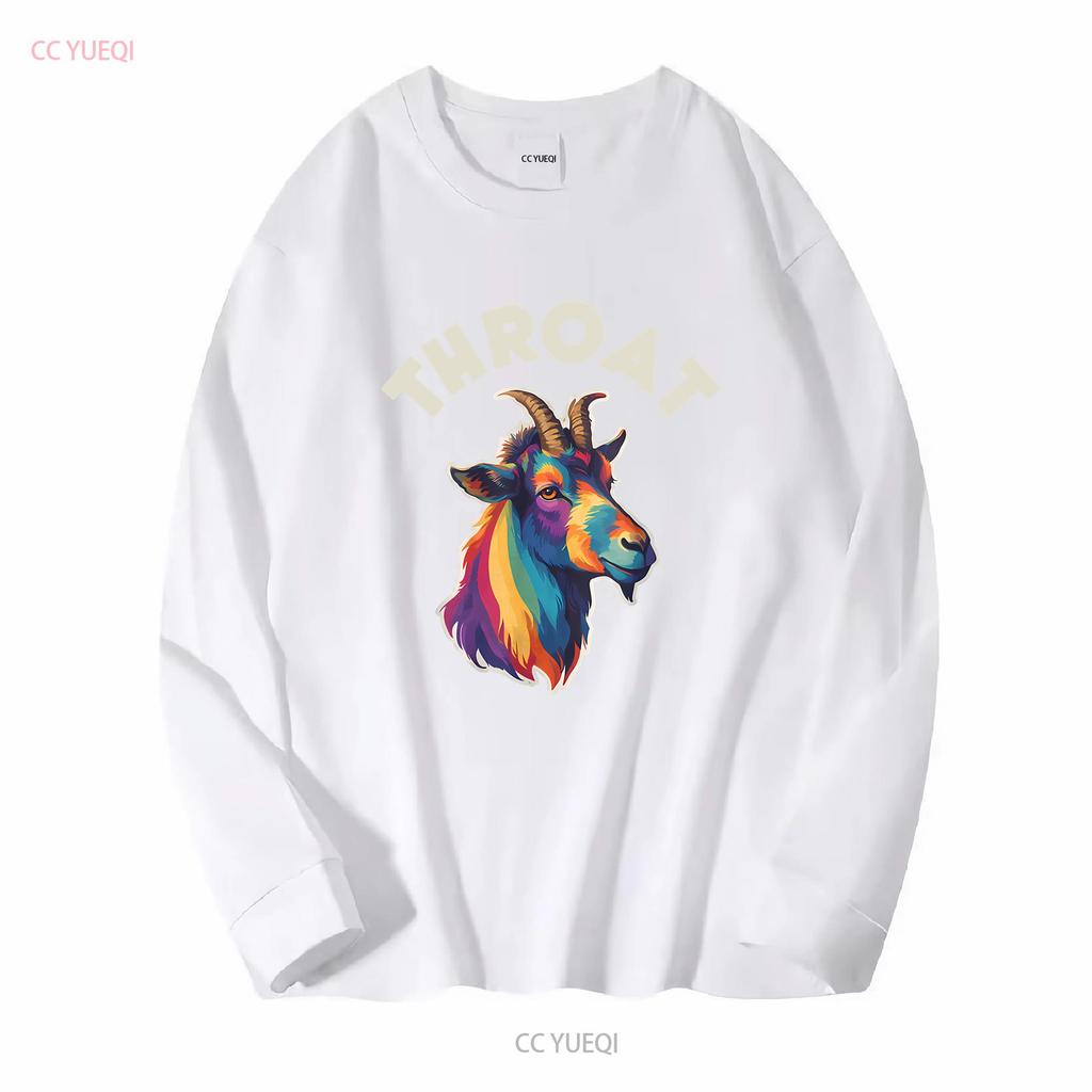 NEW LIMITED Funny Throat Goat Adult Humor Design Best Idea T Shirt S 3XL Vintage Washed Stylish Versatile Breathable Soft