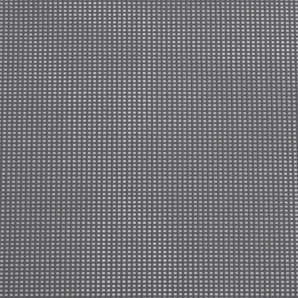 Beach Chairs 2 Pcs Foldable Grey Aluminum and Textilene