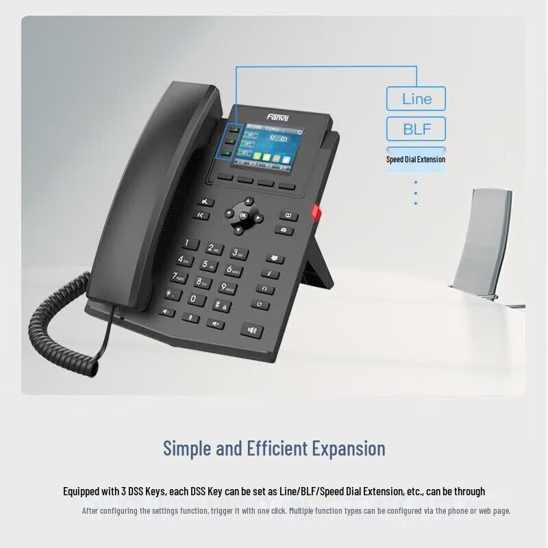 Fanvil X303 IP Phone CN Plug (adapter Included)