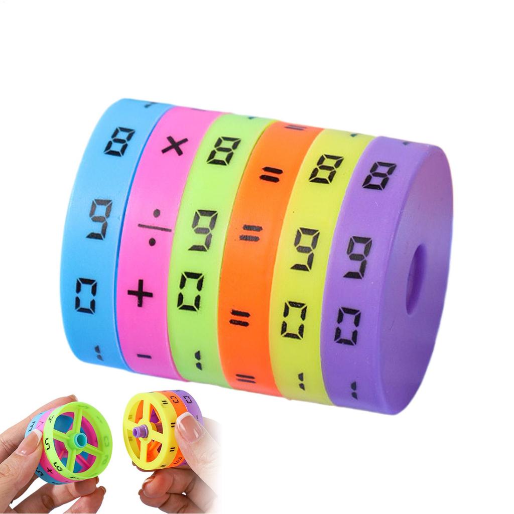 A Arithmetic Learning Toy Learning Arithmetic Cube Cylinder Intelligence Math Cubes Toy Colorful Preschool Number Math Game Toy