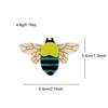 New Acrylic Cute Bee Brooches For Women Small Fashion Insect Pin Cartoon Design Suit Shirt Accessories High Quality