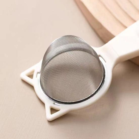 Strainer Spoon Fine Mesh Sifter with Long Handle Sieve Tool Handheld Kitchen Tool for Flour Powdered Sugar Cocoa Powder