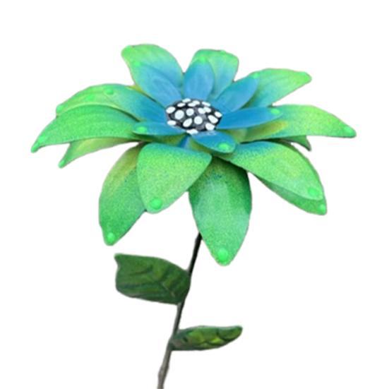 Metal Blomsterhavepæl Vejrbestandig Udendørs Have Græsplæne Terrasse Sti Realistisk Jern Blomsterpæl Dekoration Ornament