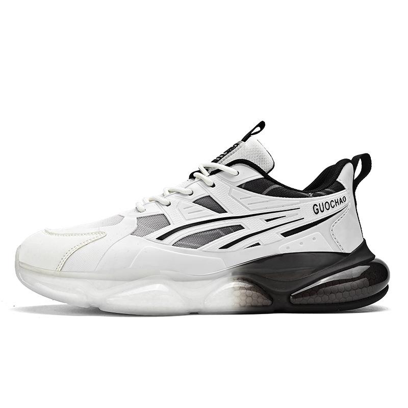 

Black air cushion sneakers men s autumn breathable new ultra-light sports dad shoes men s running shoes 45