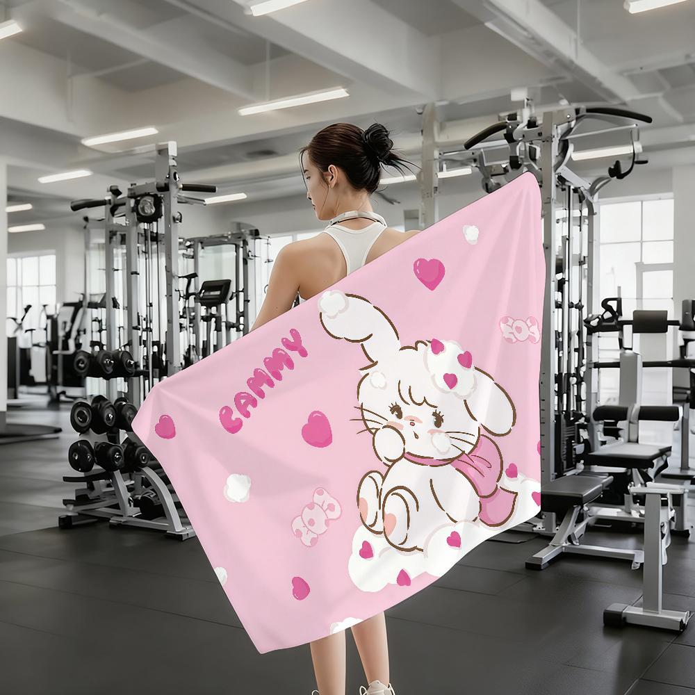 Cartoon Mikko Cat Cute Towel Quick Drying Beach Towels Are Suitable For Swimming Pools Camping Yoga And The Gym