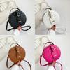 Summer 2023 New Arrival Women's Round Bags Multiple Colors With Inner Pocket