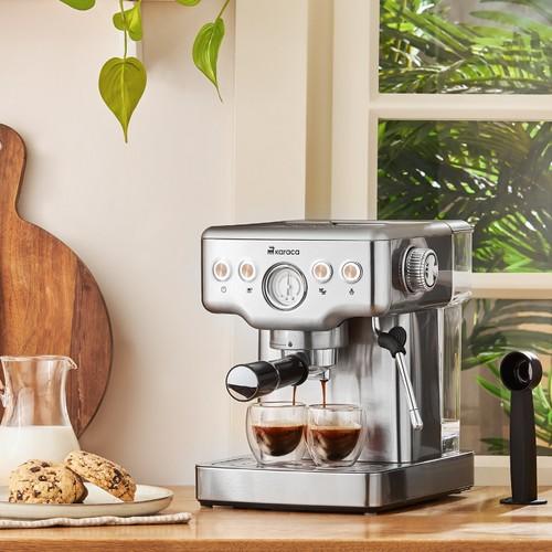 

Karaca Coffee Art 1353 Машина для эспрессо, латте, капучино, американо под давлением 20 бар с насадкой для вспенивания молока