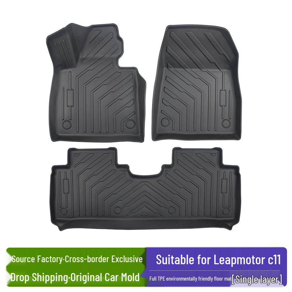 Compatible Leapmotor C11 TPE Eco-Friendly Floor and Trunk Mat Set