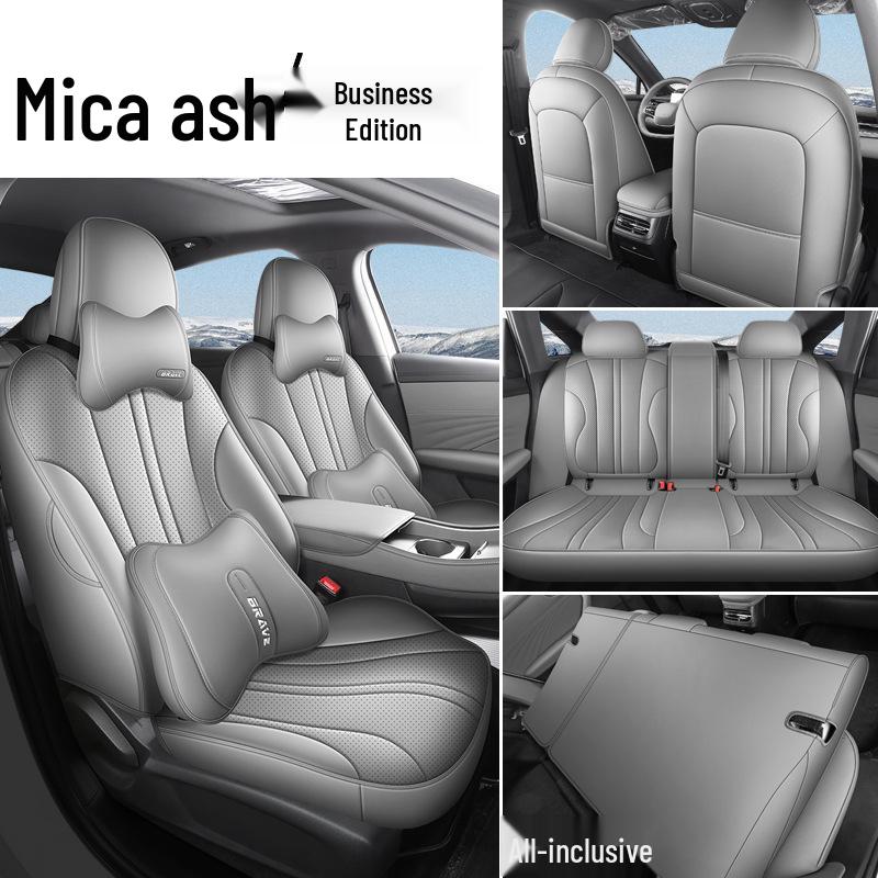 Roewe M7DMH Original Perforerade Läder Bilbarnstolsskydd - Andningsbara & Hälsobevarande