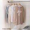 Transparent Hanging Clothes Dust Cover - Large Disposable Garment Bag for Home Storage