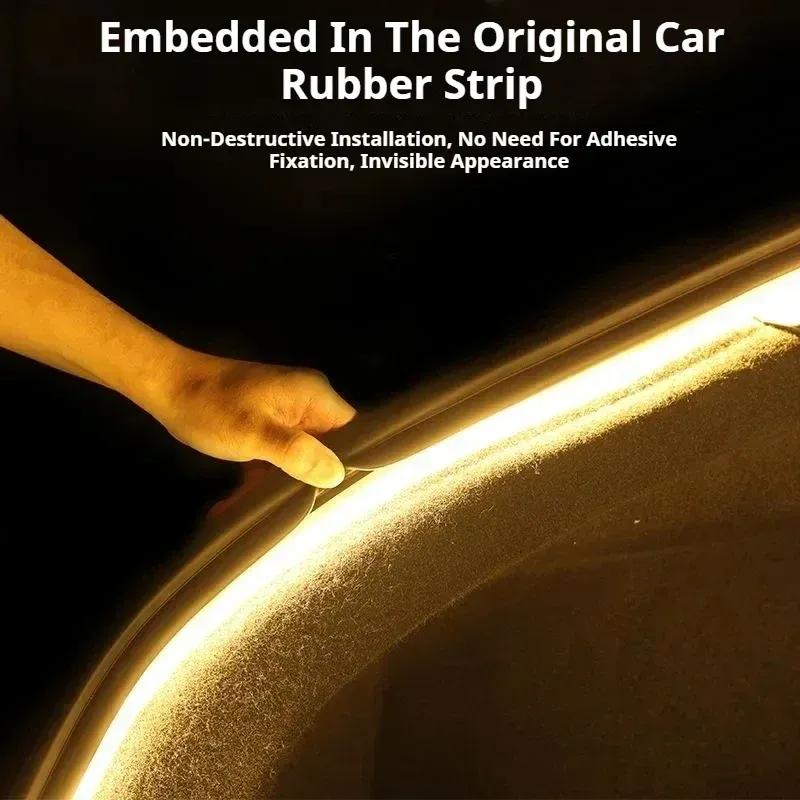 Rear Trunk LED Light Bar Strips Trunk Interior Decorative Lamp Strip Fit for Kia Ceed Cee'd XCeed Auto Interior Accessories